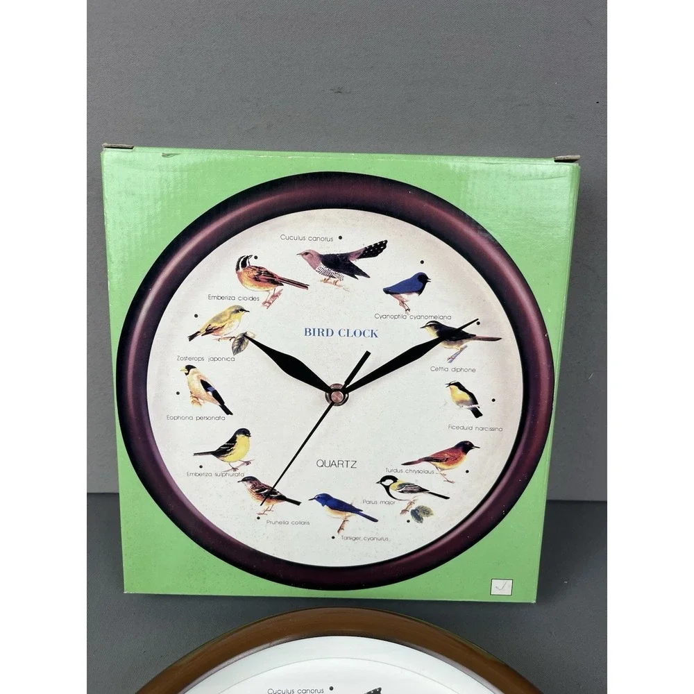Vintage Bird Clock 9.5